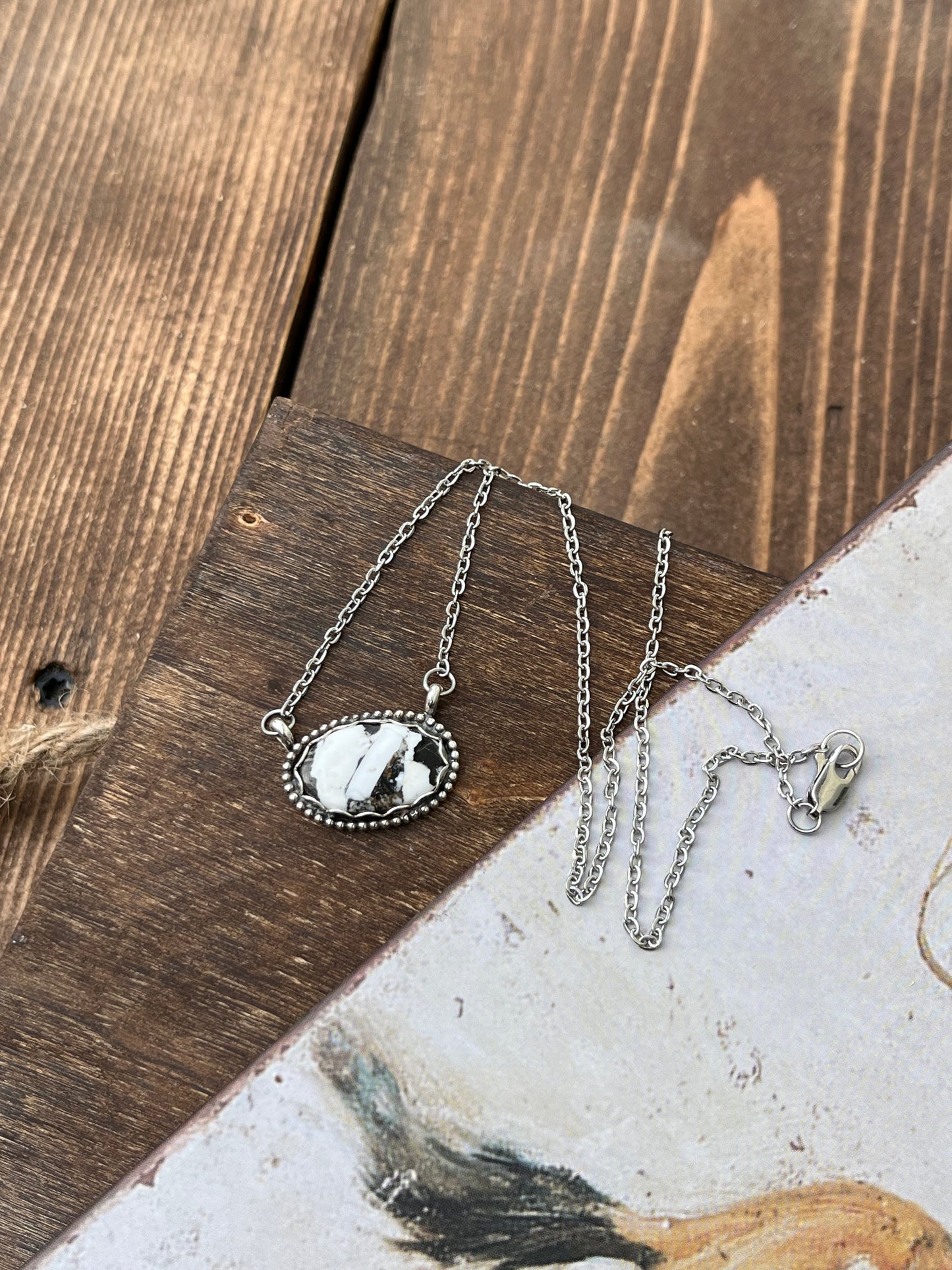 White Buffalo necklace