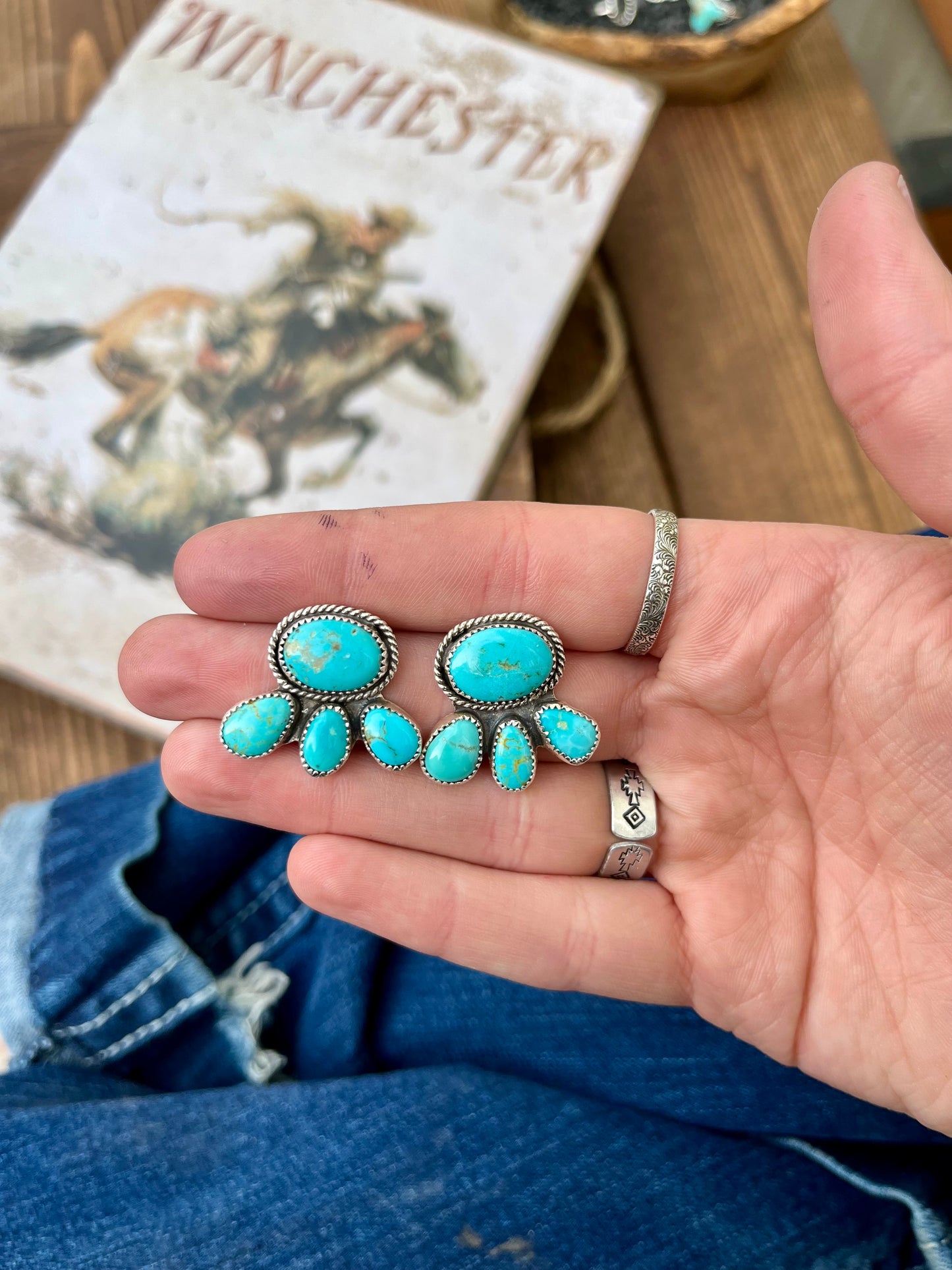 Sonoran cluster earrings