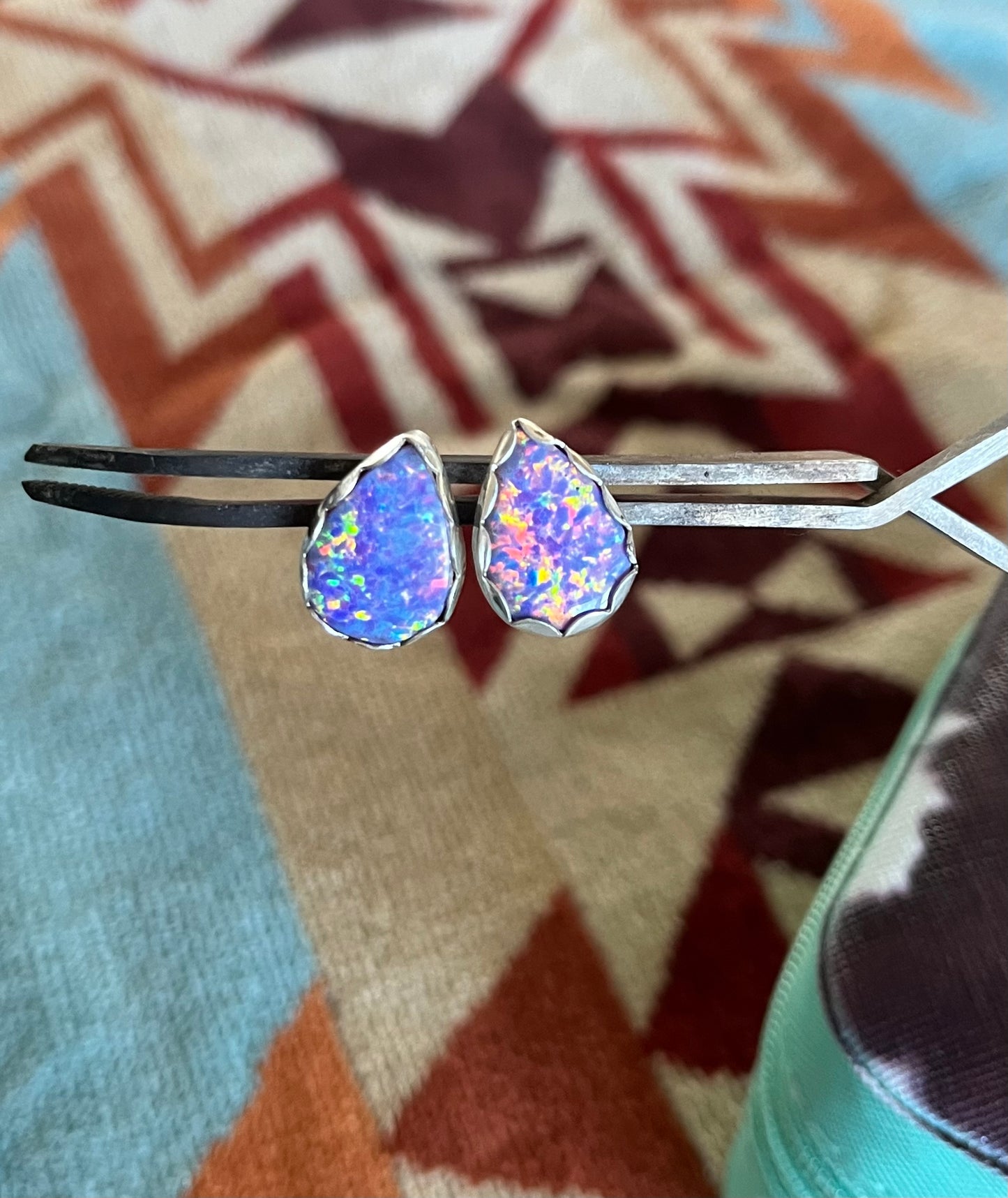 Purple Bello Earrings