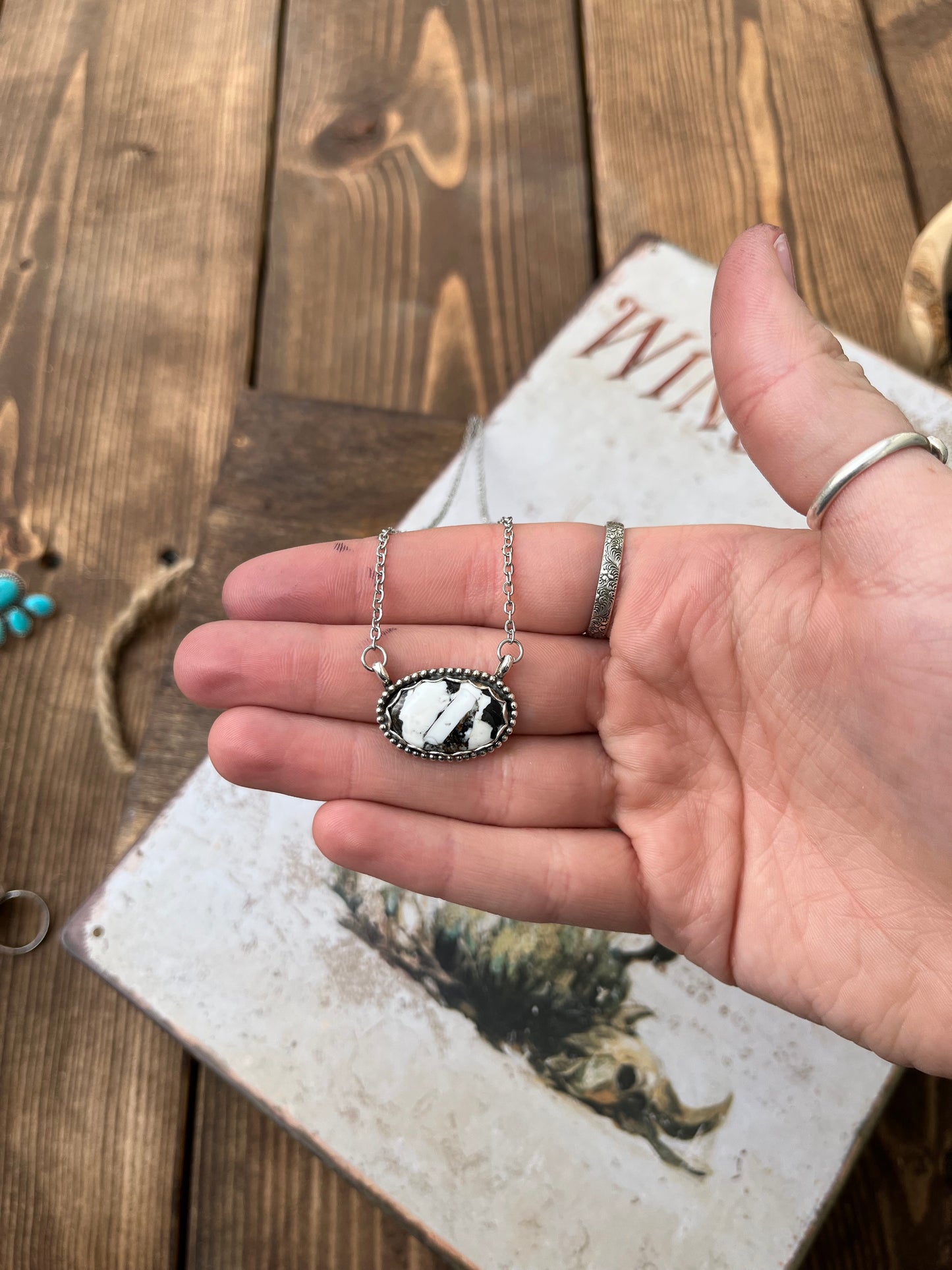 White Buffalo necklace