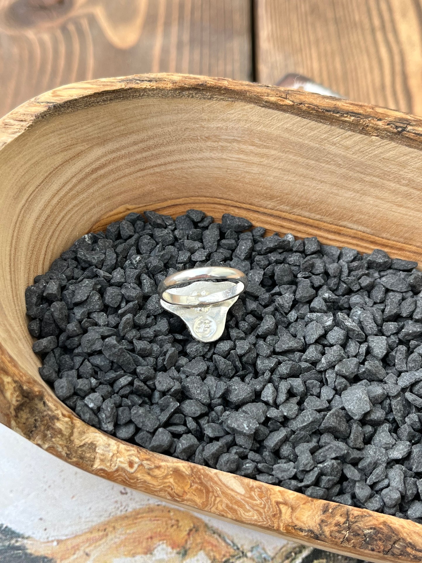 Kingman cowhead ring ~ size 7.5