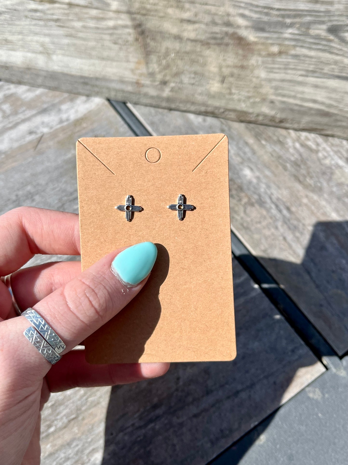 Zia Sun Stud Earrings
