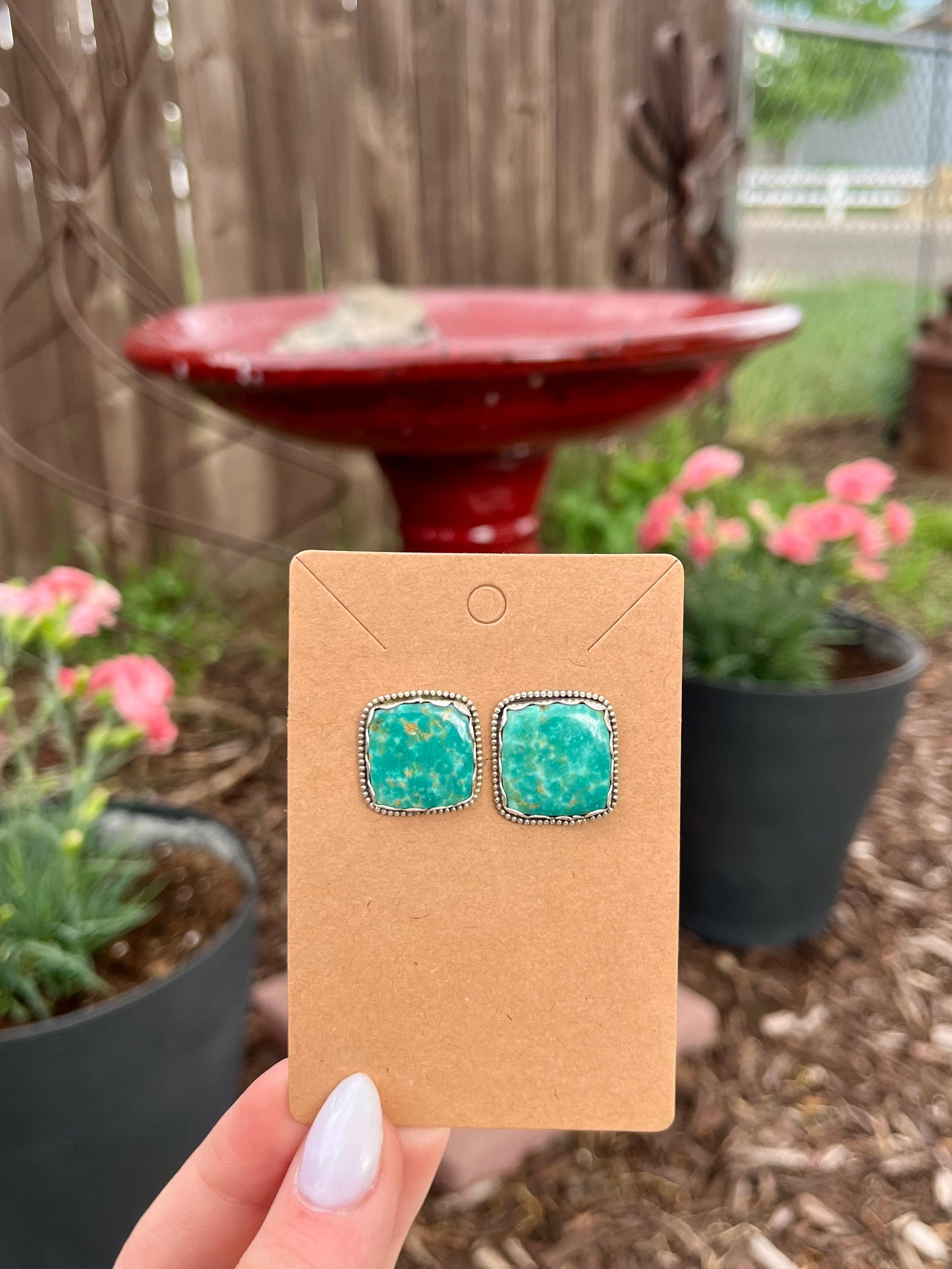 Turquoise Mountain Earrings