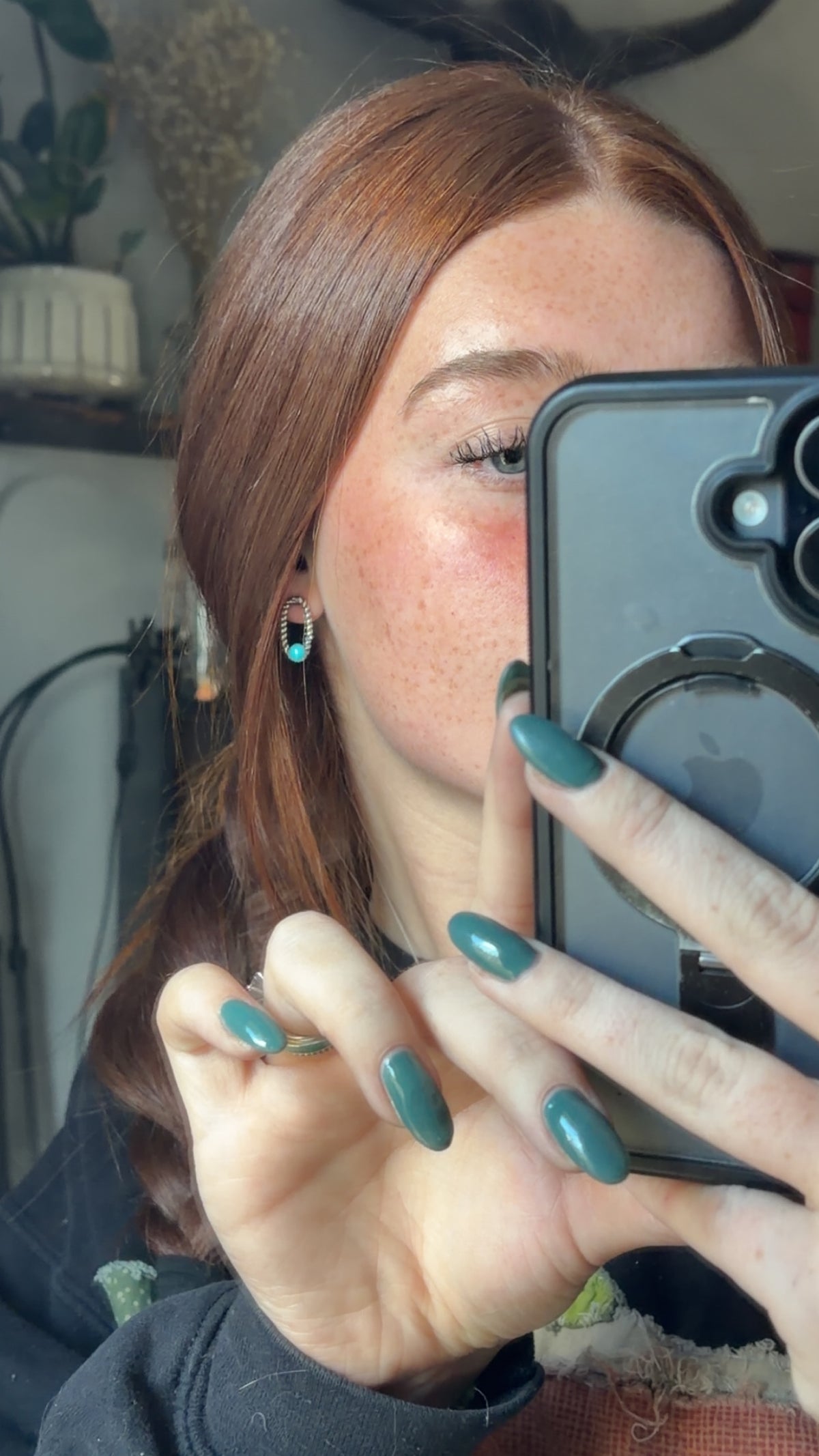 Stud Turquoise Earrings