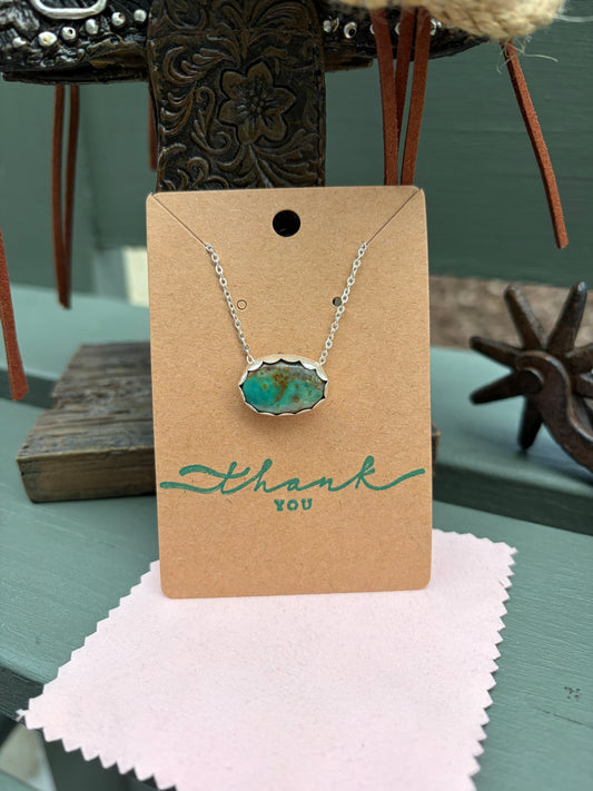 Royston ribbon necklace 16”