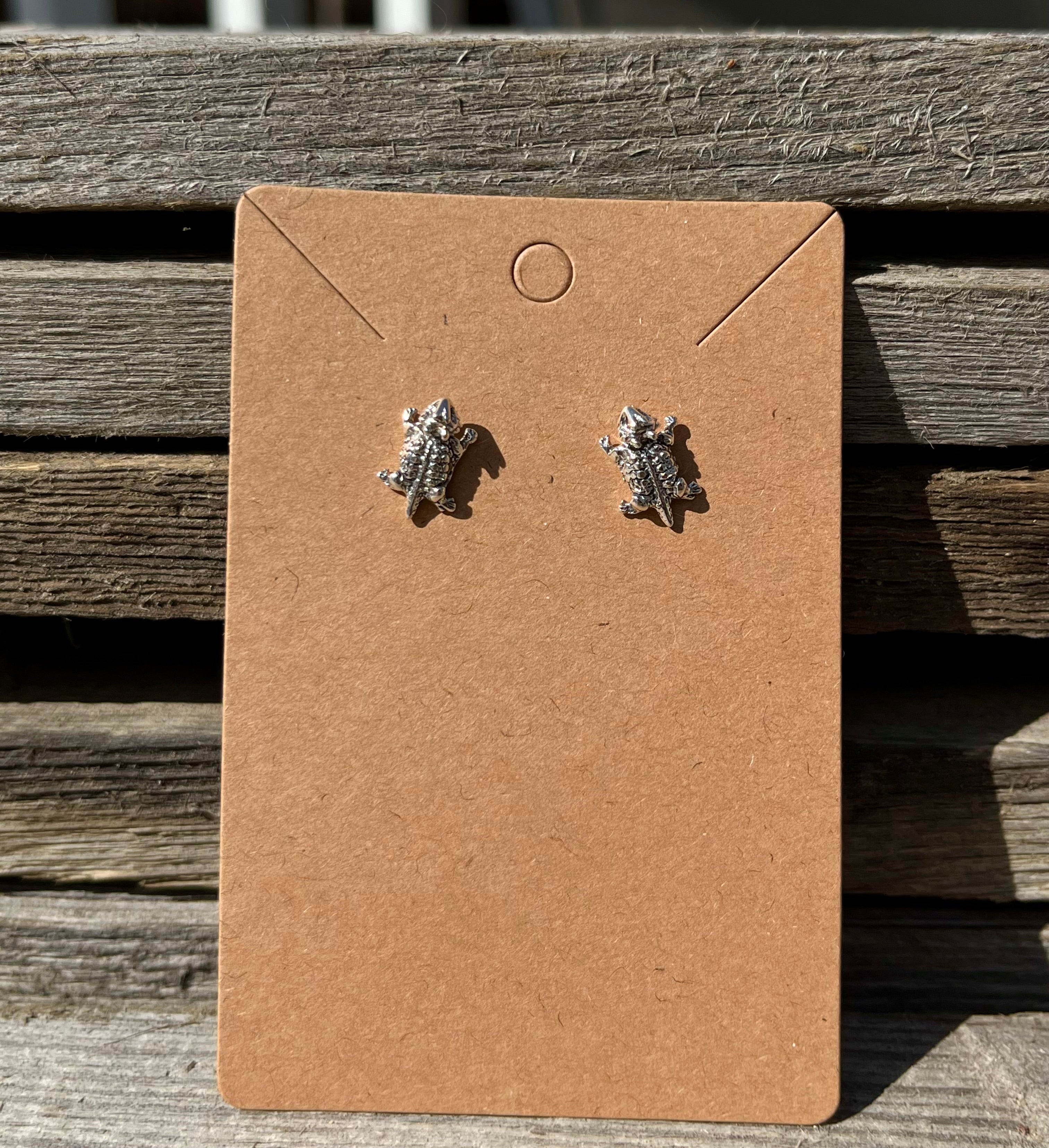 Horny Toad Stud Earrings