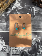 Stud Turquoise Earrings