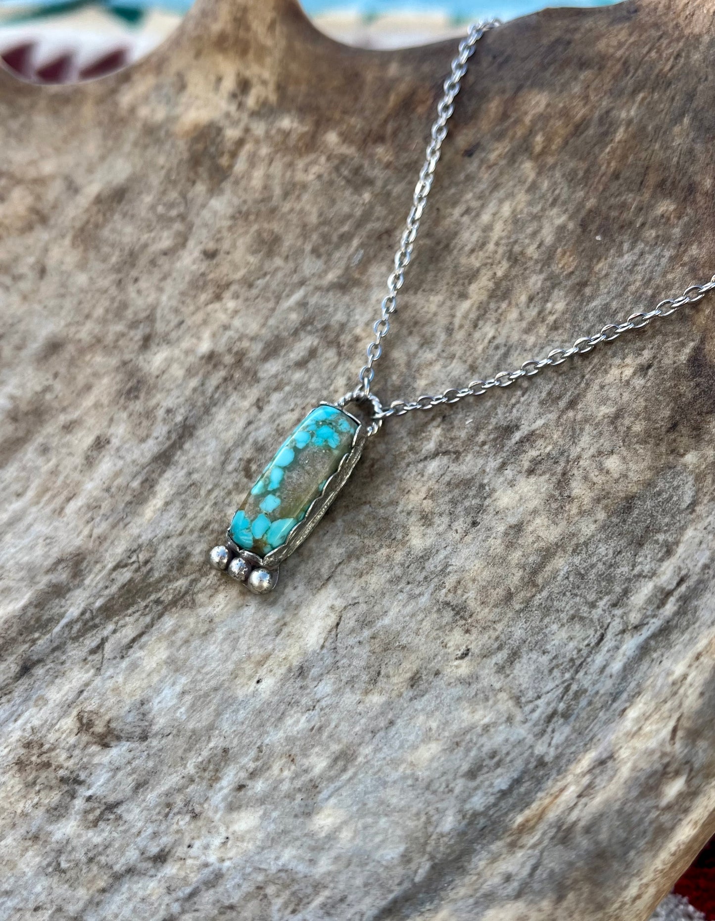 #8 Turquoise Necklace W/ Accent