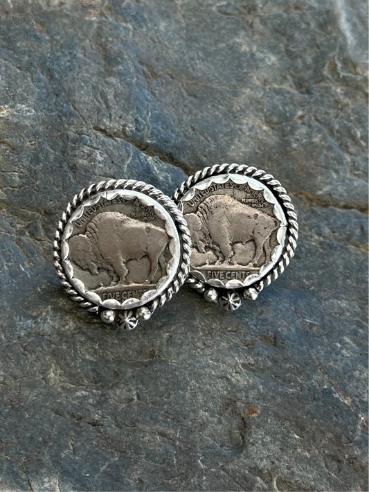 Buffalo Nickel Earrings