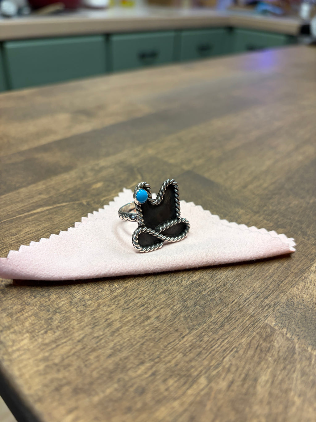 Cowboy hat ring ~ adjustable