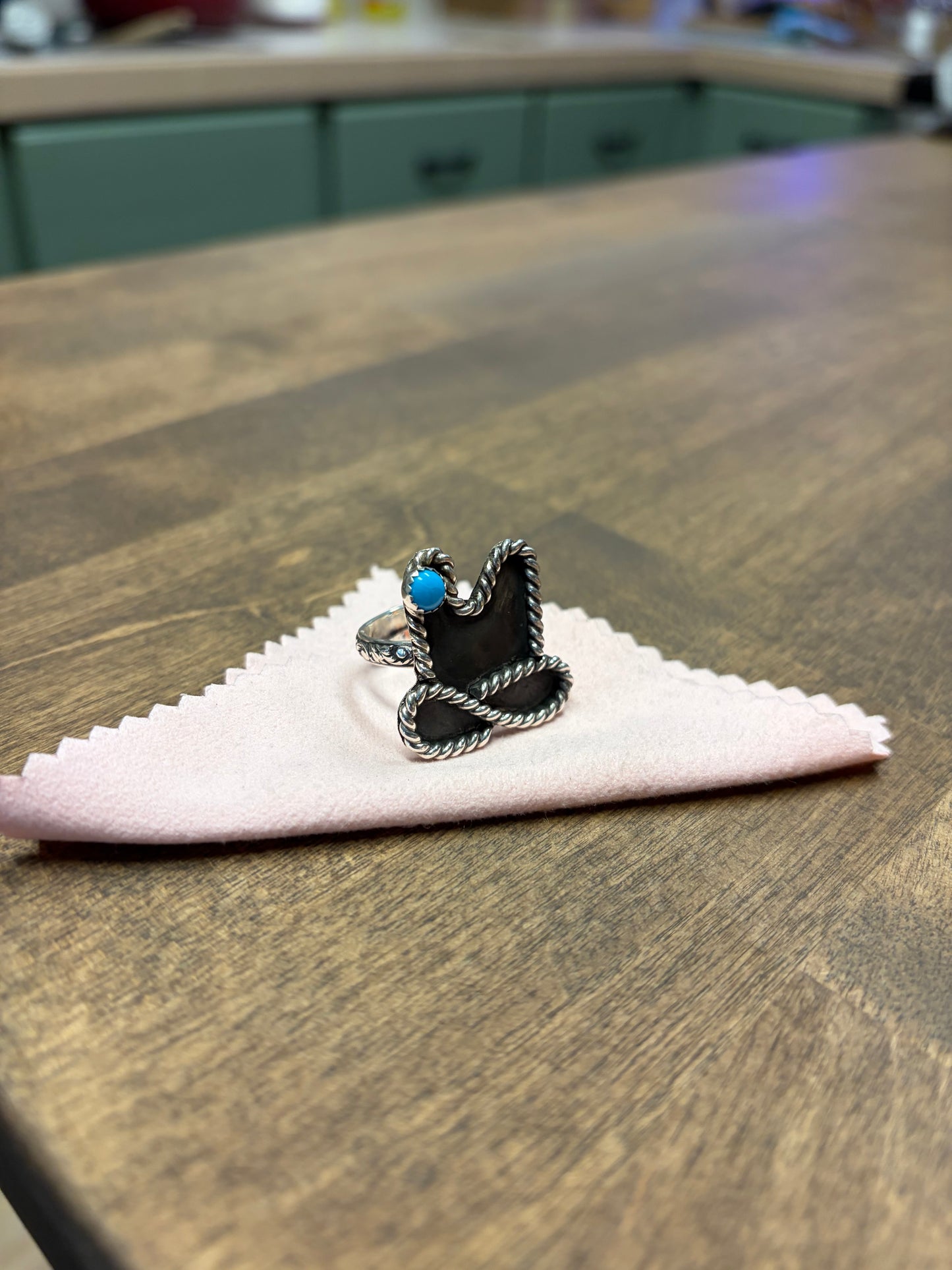 Cowboy hat ring ~ adjustable