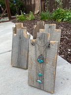 Barn Wood Necklace Holders