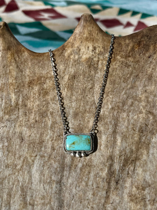 #8 Turquoise Necklace W/ Accent