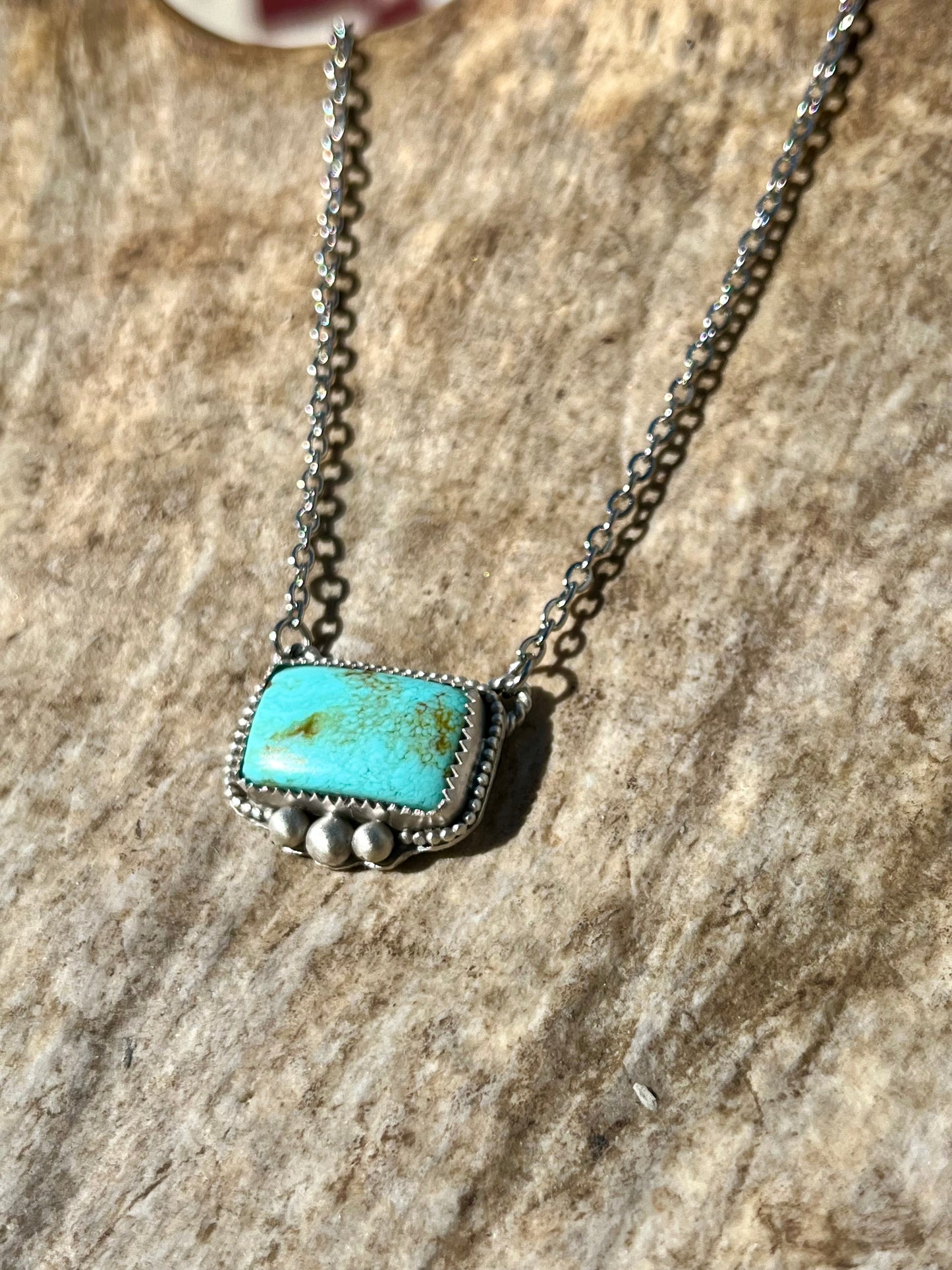 #8 Turquoise Necklace W/ Accent